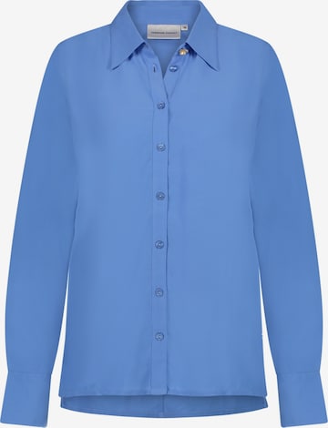 Fabienne Chapot Blouse in Blauw: voorkant