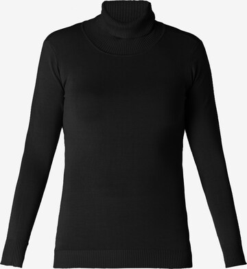 BASE LEVEL Sweater 'Yuen' in Black: front