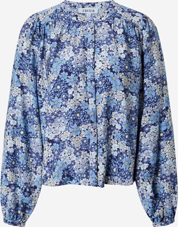 EDITED Blouse 'Jamira' in Blauw: voorkant