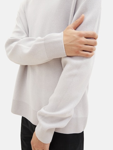 Pulover de la TOM TAILOR DENIM pe gri