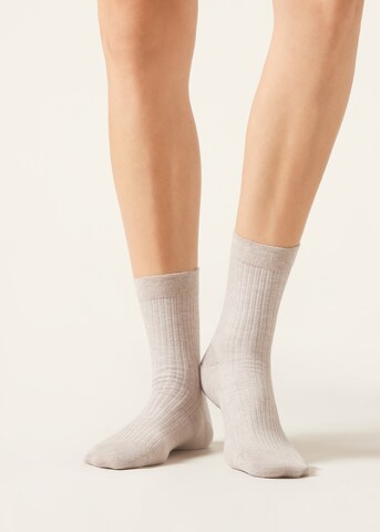CALZEDONIA Socken in Beige: Vorderseite
