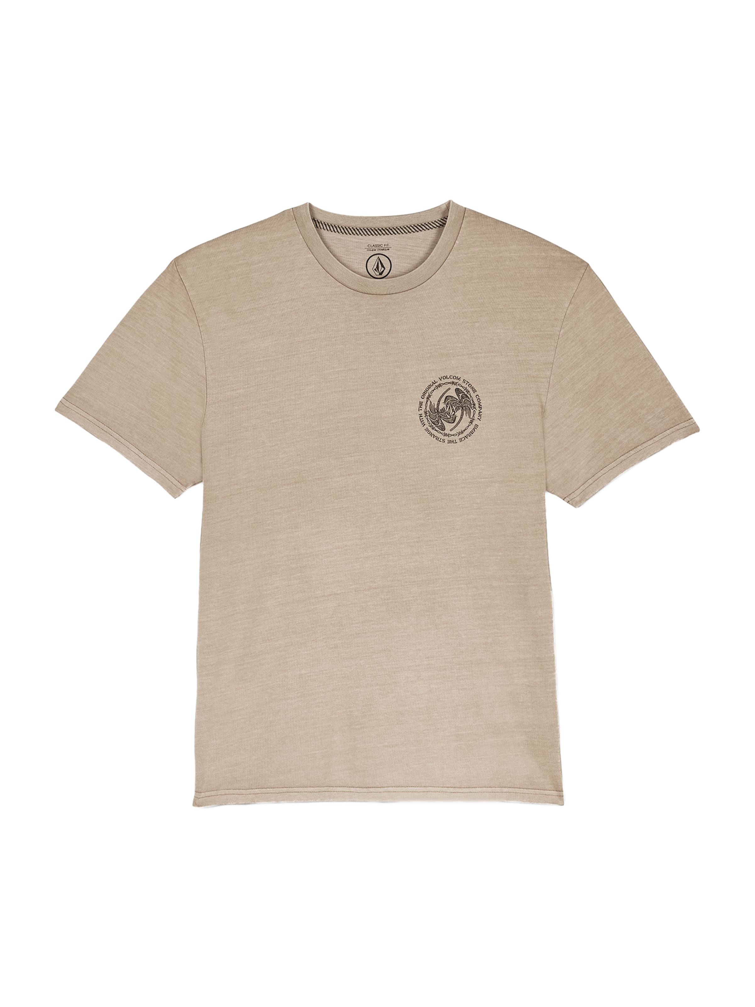Volcom Shirt 'CIRCLEPALM PW' in Dark beige, Item view