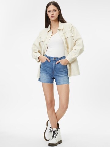 Madewell Regularen Kavbojke | modra barva