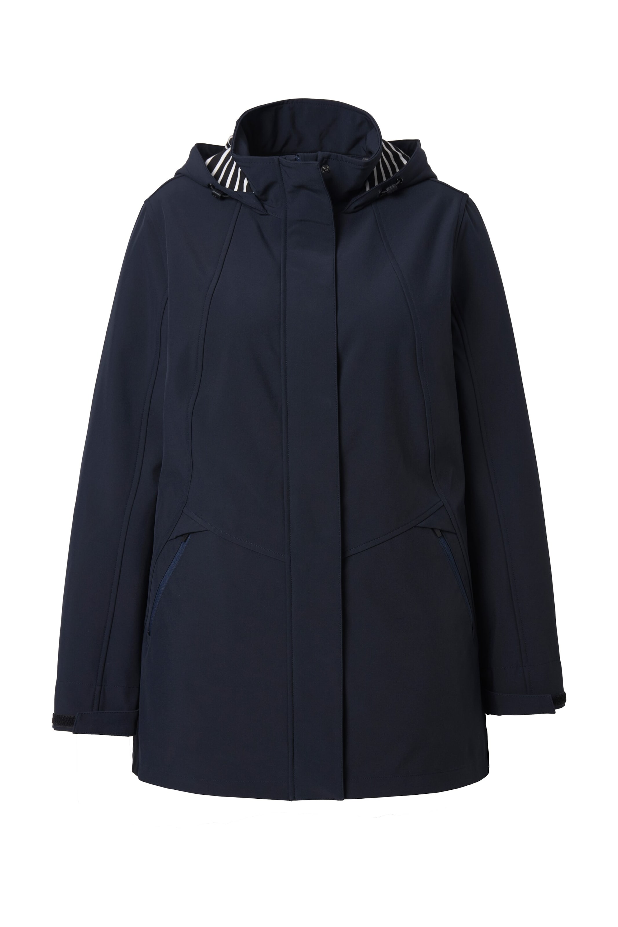 Ulla Popken Funktionsjacke in Blau: Vorderseite