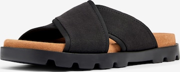 CAMPER Mules ' Brutus ' in Black: front