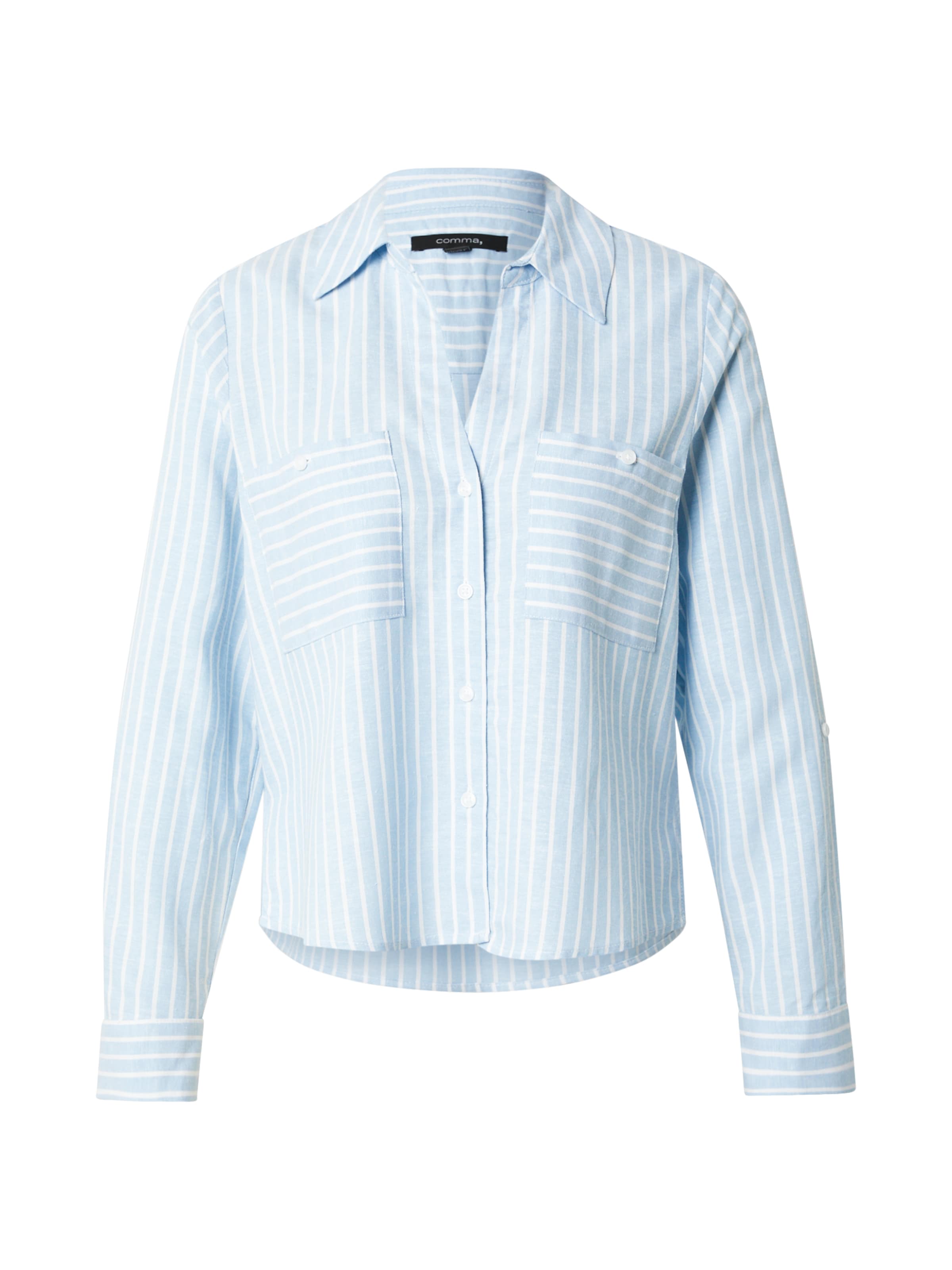 COMMA Блузка в Синий: спереди