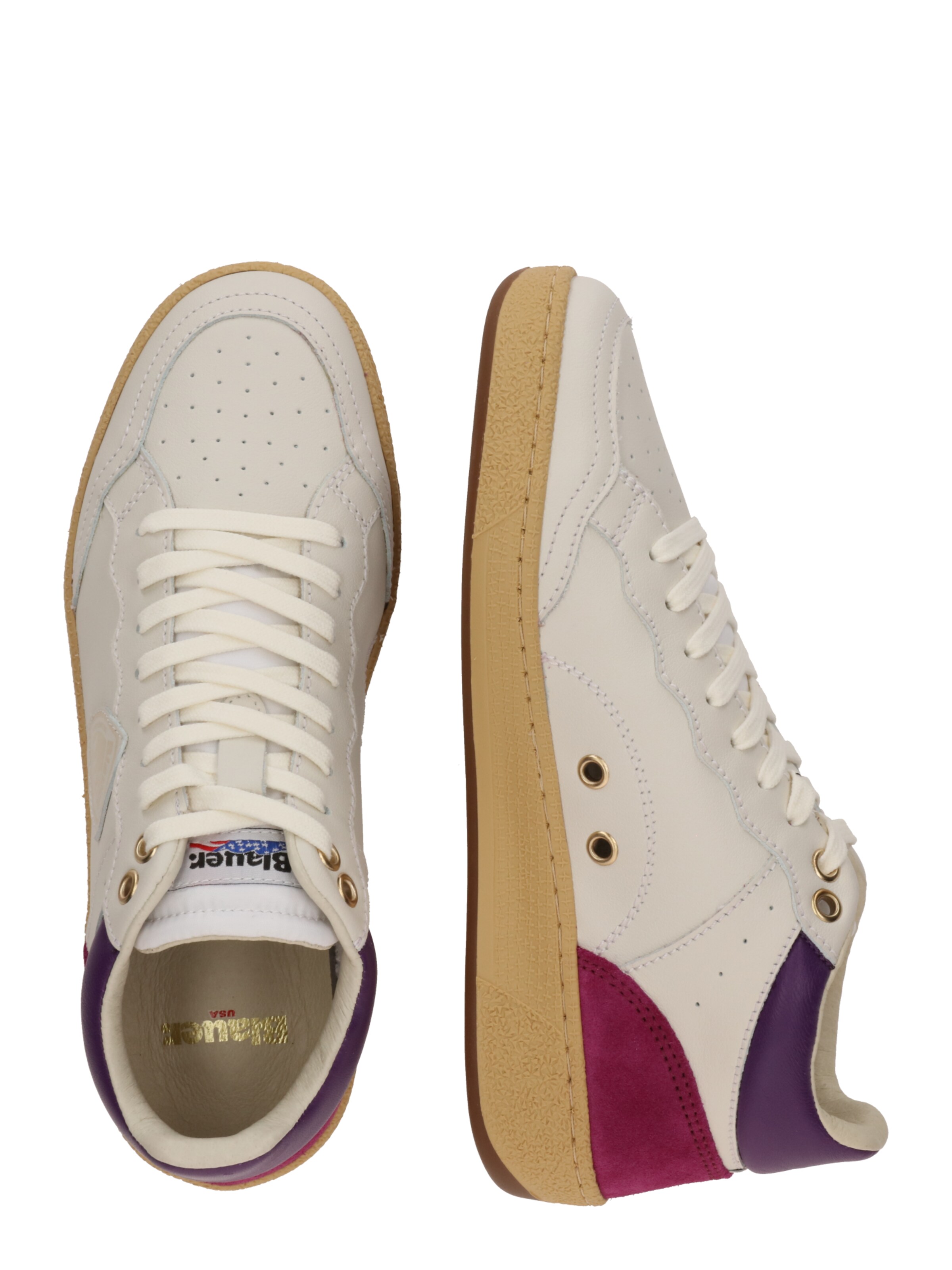 Blauer.USA Sneaker in Weiß: Seite