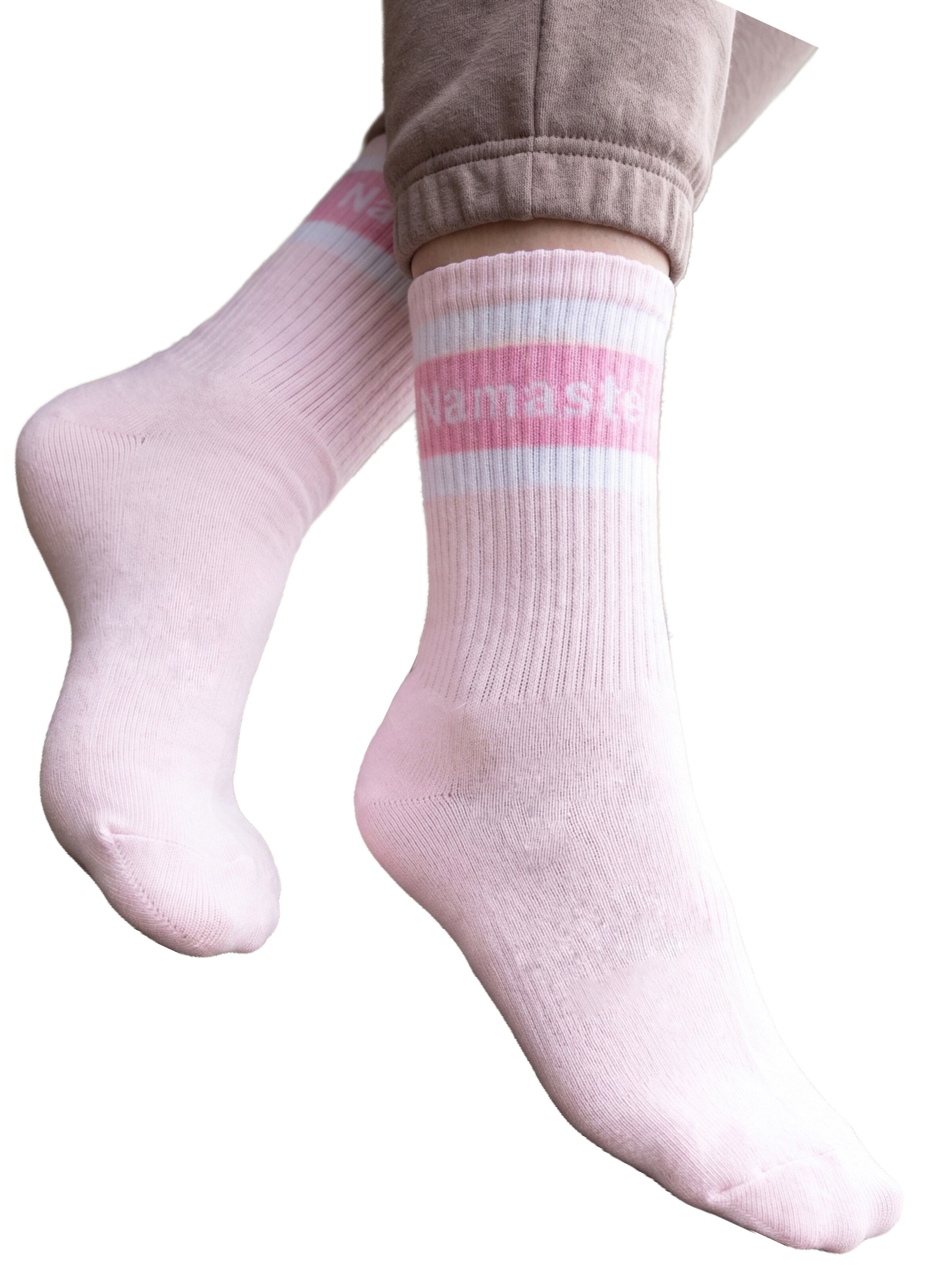 Divasya Socken 'Namasté'‌‌‌‌‌‌‌‌‌‌ in Pink