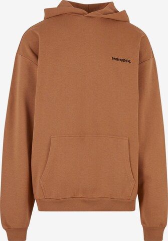 9N1M SENSE Sweatshirt 'Essential' in Braun: predná strana