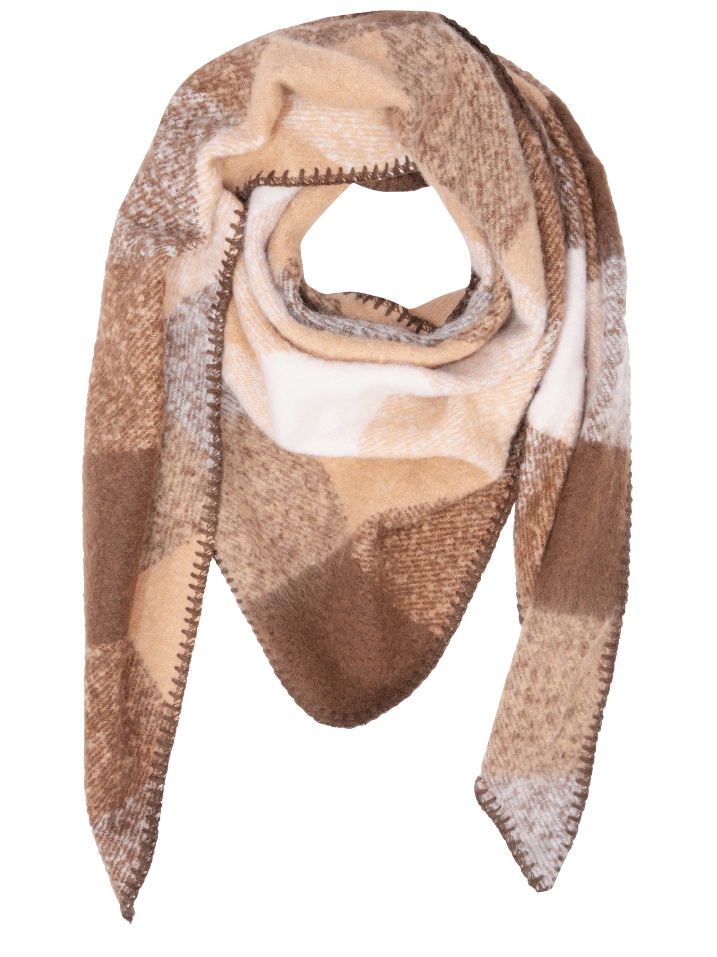 Écharpe 'Greta' Seasons of April en beige : devant