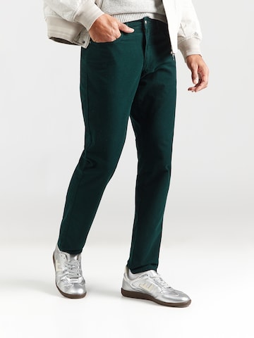 Hackett London - Slimfit Calças 'MOLESKIN RO' em verde: frente