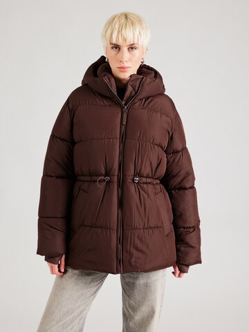 HOLLISTER Winter Jacket 'EMEA +' in Brown: front