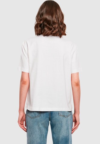 T-shirt 'Bad Idea' Miss Tee en blanc