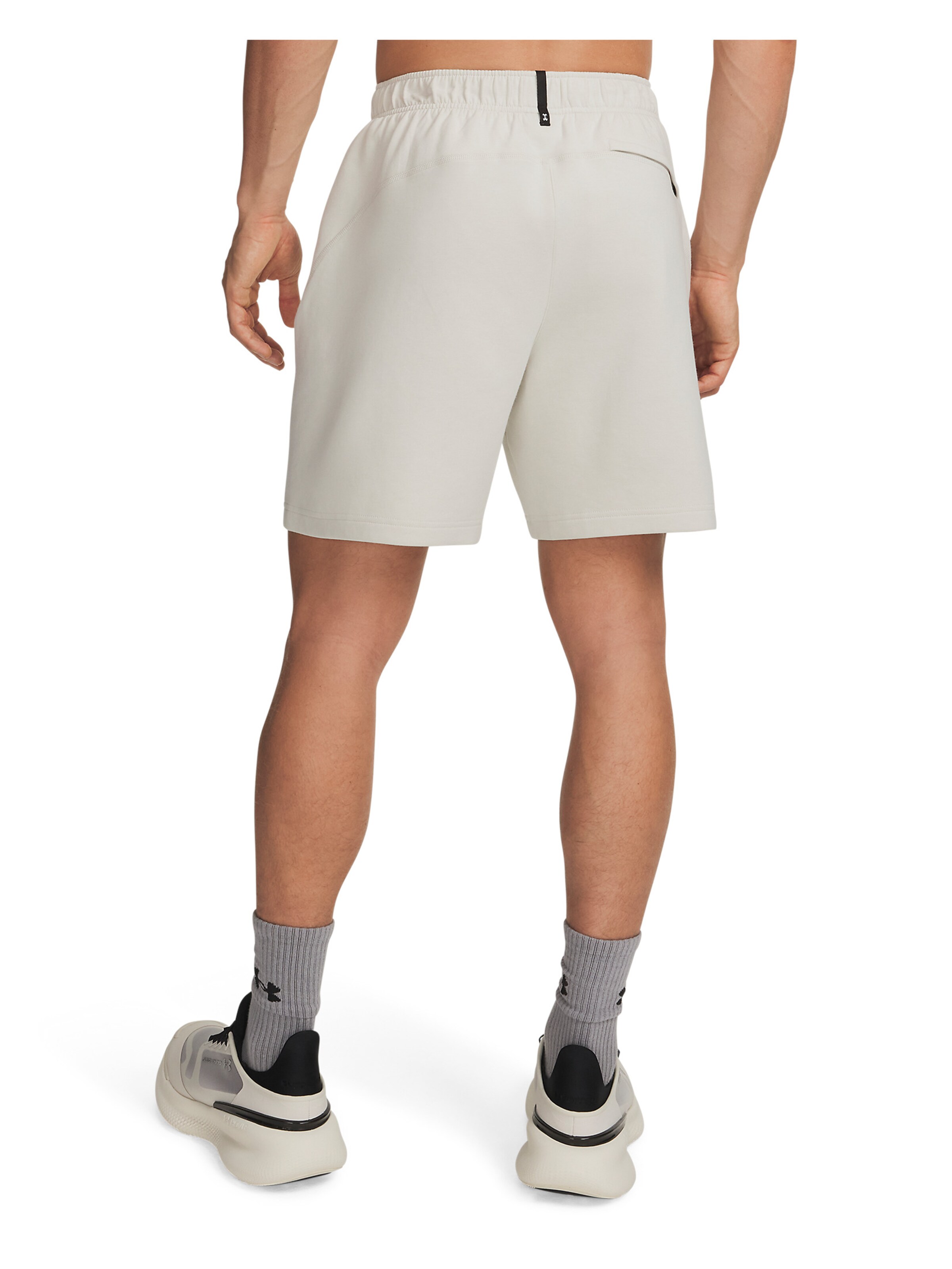 UNDER ARMOUR Regular Workout Pants 'Unstoppable Flc' in White