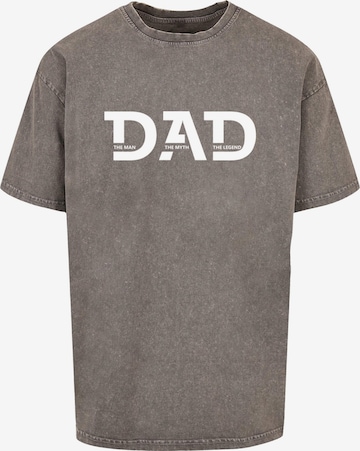T-Shirt 'Fathers Day - The Man, The Myth, The Legend' Merchcode en gris : devant