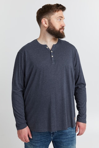 !Solid Langarmshirt 'Volko' in Blau: predná strana