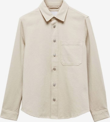 MANGO MAN Regular fit Button Up Shirt 'jay' in Beige: front