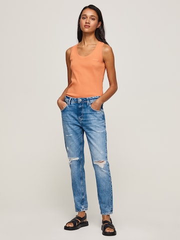 Pepe Jeans Lużny krój Jeansy 'Violet' w kolorze niebieski