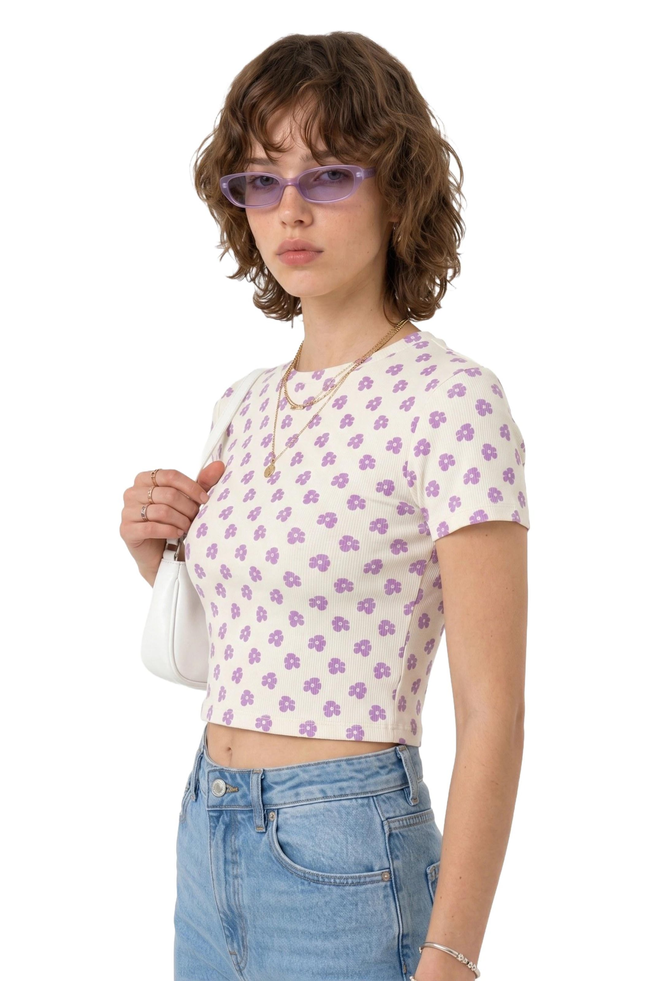 Alexa Dash Shirt in Wit: voorkant