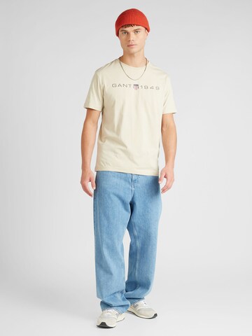 GANT T-shirt i beige