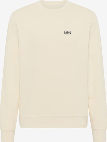 MUSTANG Sweatshirt in Beige: predná strana