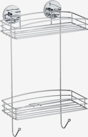 Wenko Shelf in Silver: front