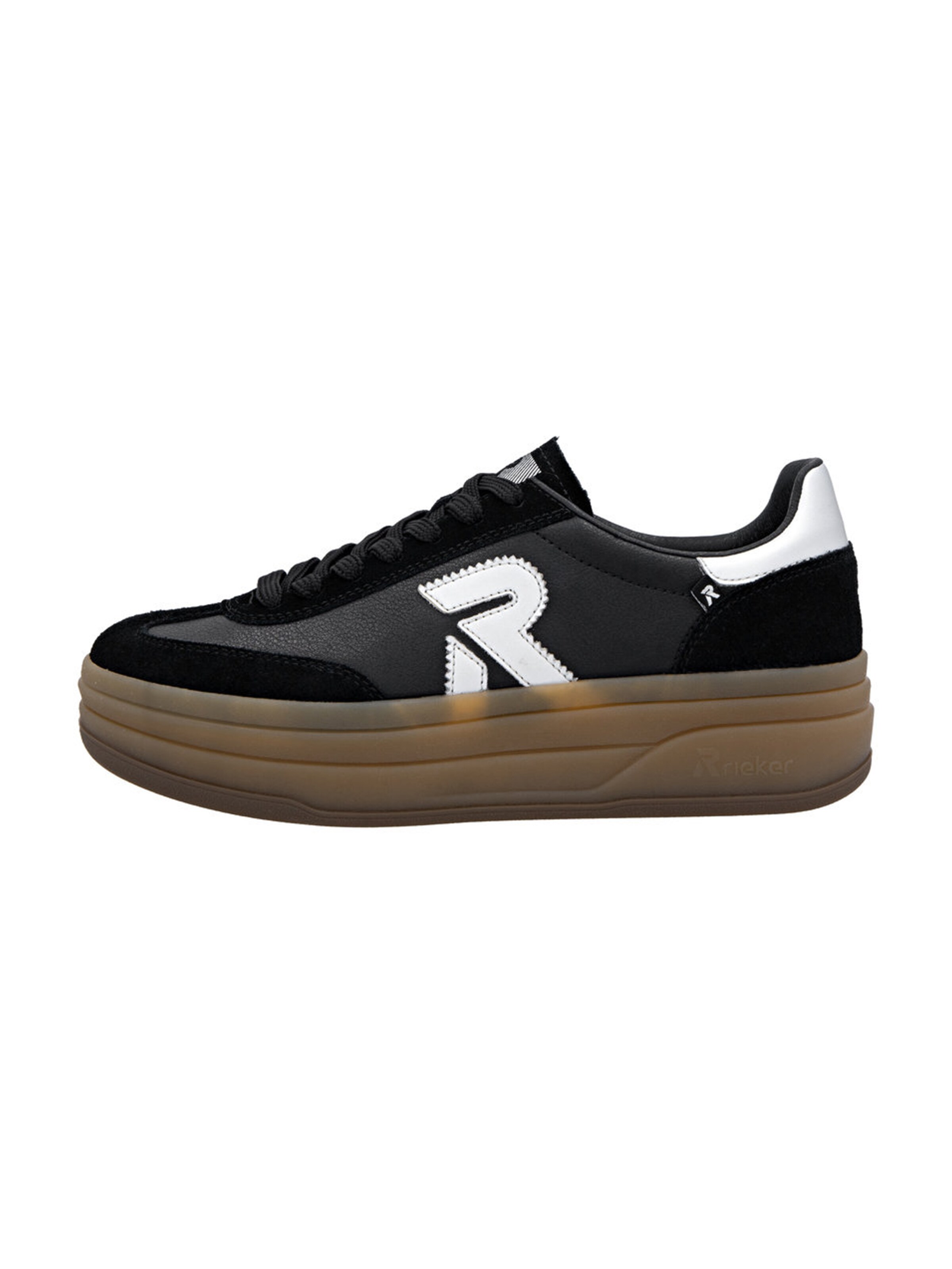 Rieker Sport Platform trainers in Black