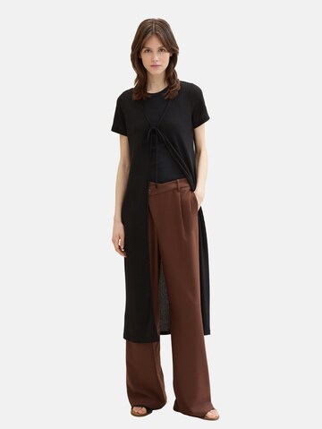 Geacă tricotată de la TOM TAILOR DENIM pe negru
