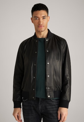 JOOP! Jeans Between-Season Jacket in Black: front