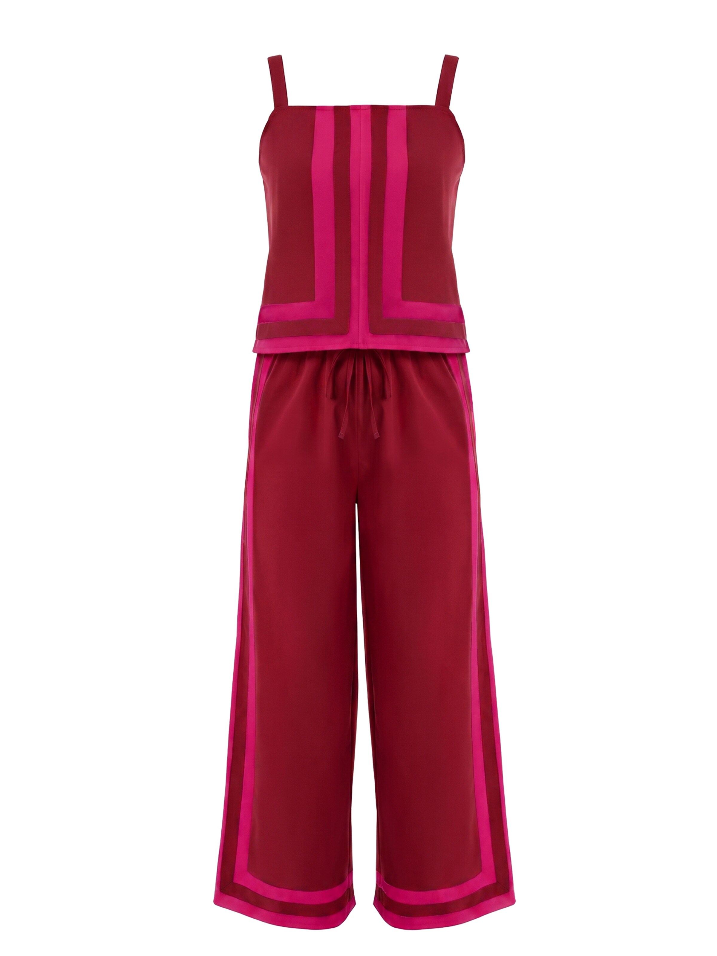 Tenue d'intérieur Imily Bela en rouge : devant