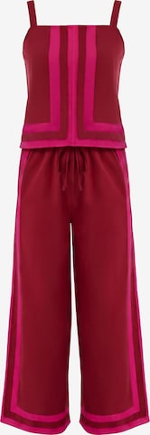 Tenue d'intérieur Imily Bela en rouge : devant