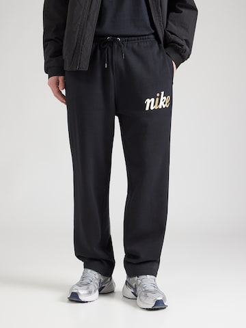 Nike Sportswear Regular Byxa 'CLUB' i svart: framsida