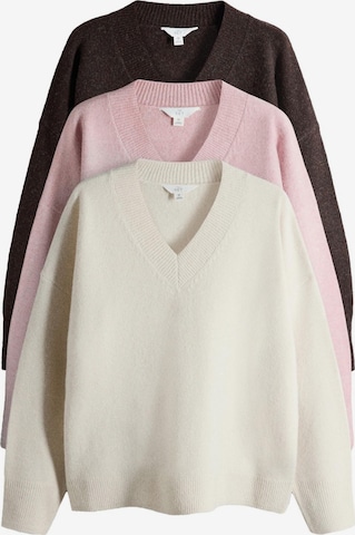 The Set Neulepaita värissä beige: etupuoli