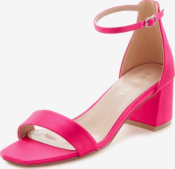 Sandales LASCANA en rose : devant