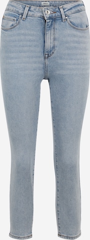 Only Petite Slimfit Jeans i blå: framsida