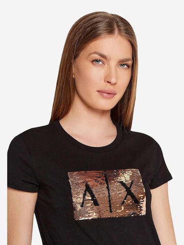 Maglietta '8NYTDL YJ73Z' di ARMANI EXCHANGE in marrone
