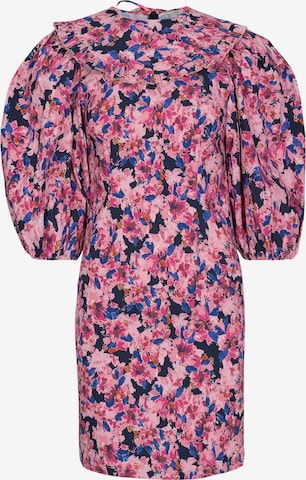 Robe-chemise 'Rou' minimum en rose : devant