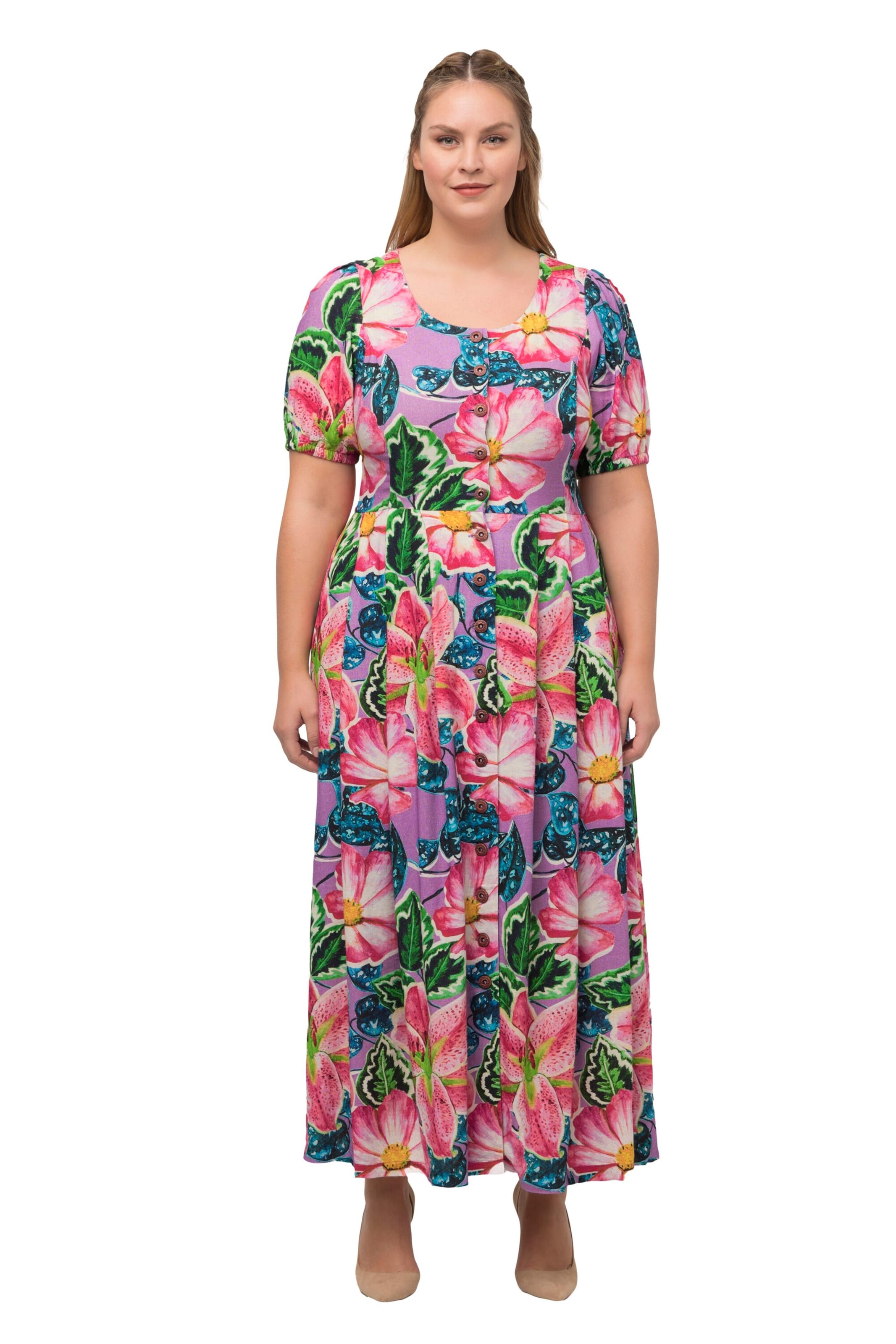 Ulla Popken Jurk in Gemengde Kleuren ABOUT YOU