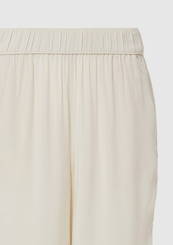 s.Oliver Wide leg Broek in Beige