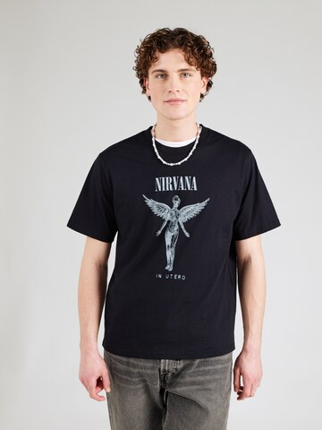 Jack & Jones Premium Shirt 'JPRBLUNIRVANA' in Zwart: voorkant