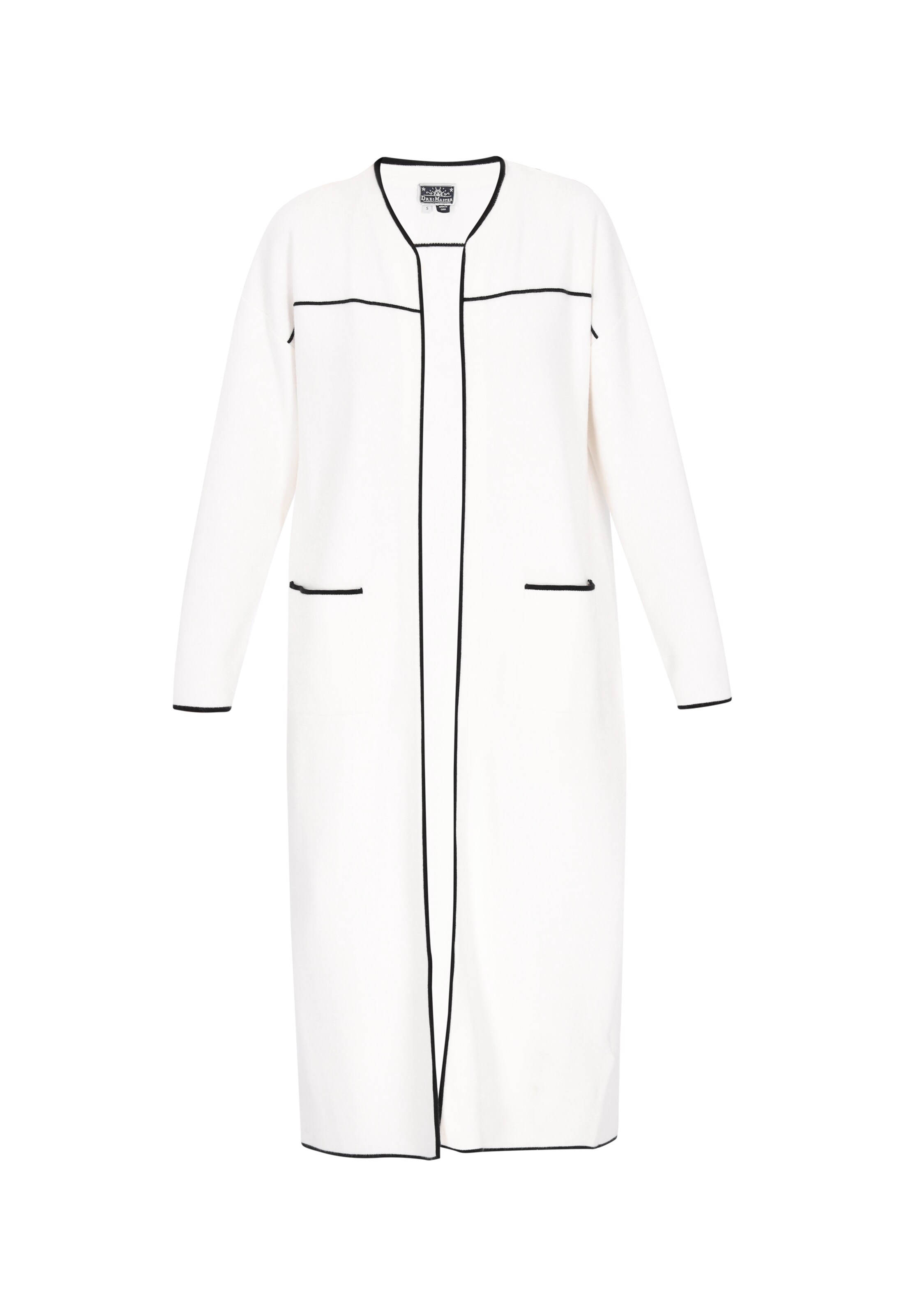 DreiMaster Maritim Kardigan – bílá: přední strana