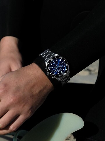 Claude Bernard Analog Watch 'Aquarider Chronograph' in Blue