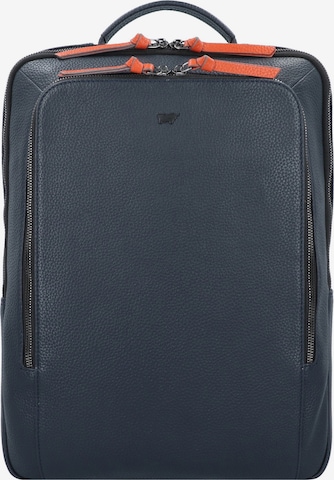 Braun Büffel Backpack 'Novara 26364' in Blue: front