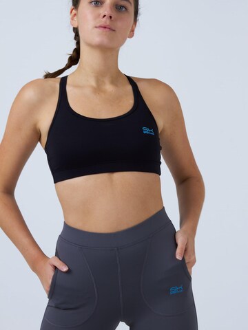 SPORTKIND Skinny Leggings '3/4-Leggings' in Grijs