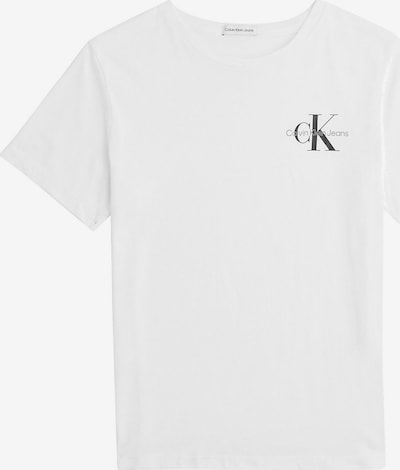 Calvin Klein Jeans Тениска в сиво / черно / бяло, Преглед на продукта