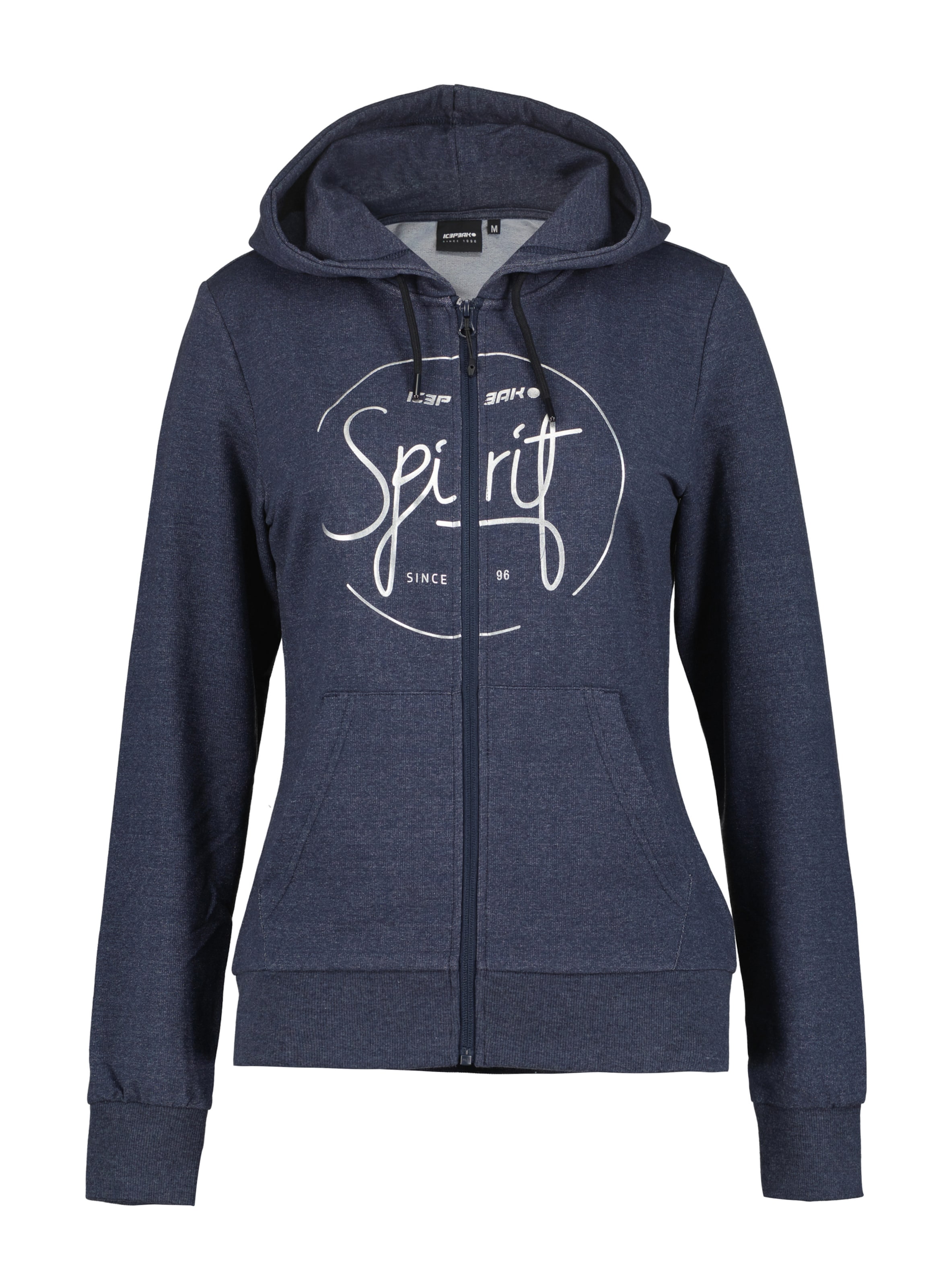 ICEPEAK Sweat jacket in Blue: front