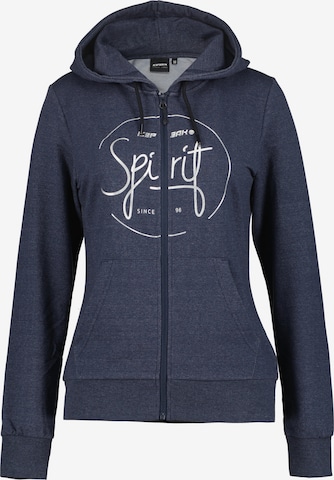 ICEPEAK Sweatjacke in Blau: Vorderseite
