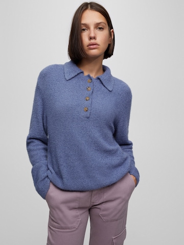 Pull&Bear Sweater in Purple: front