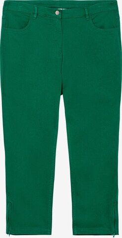SHEEGO Jeans in Green: front