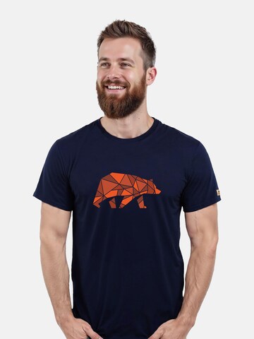 FORSBERG Shirt 'Espenson T-Shirt mit Brustlogo' in Blue